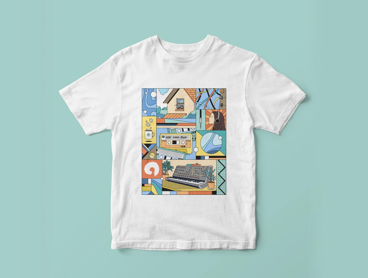 "The producer 3", impression sur tee shirt.